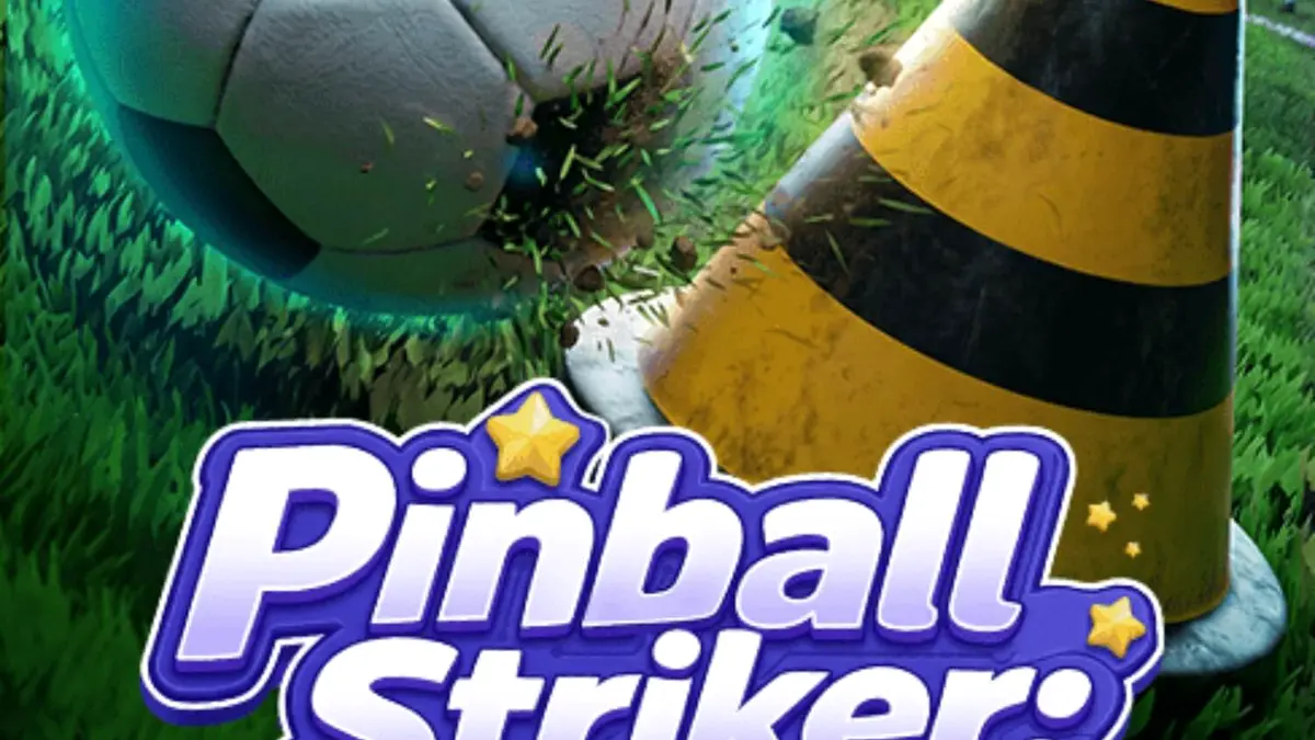 Pinball Striker 20,000x slot dengan tema stadion neon